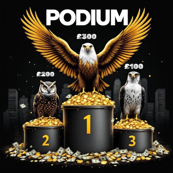 'Podium' 1 Draw 3 Chances To Win!