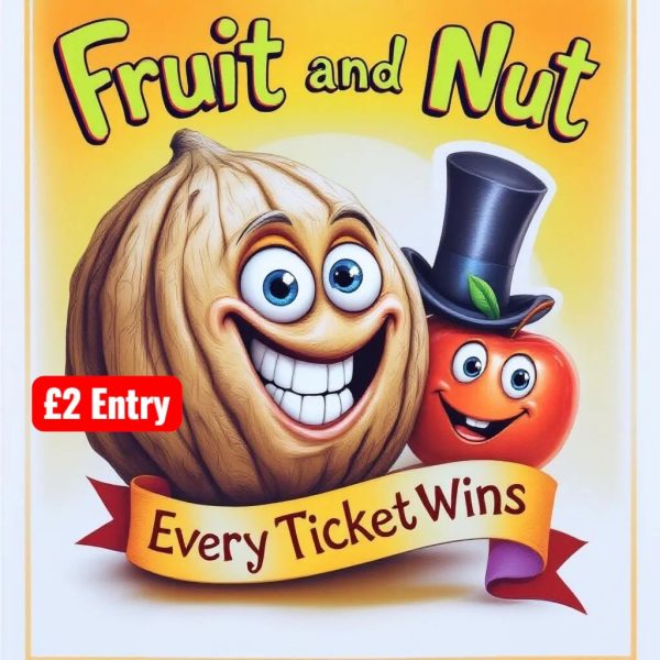 Fruit And Nut Instant Wins 'Every Ticket Wins' Plus £100 End Prize