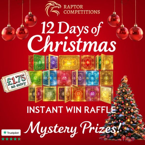 12 Days of Christmas – Instant Win Mystery Raffle! Plus £100 End Draw